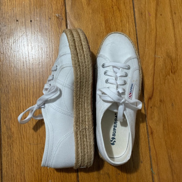 Superga platform sneakers canvas women’s casual - Picture 2 of 12